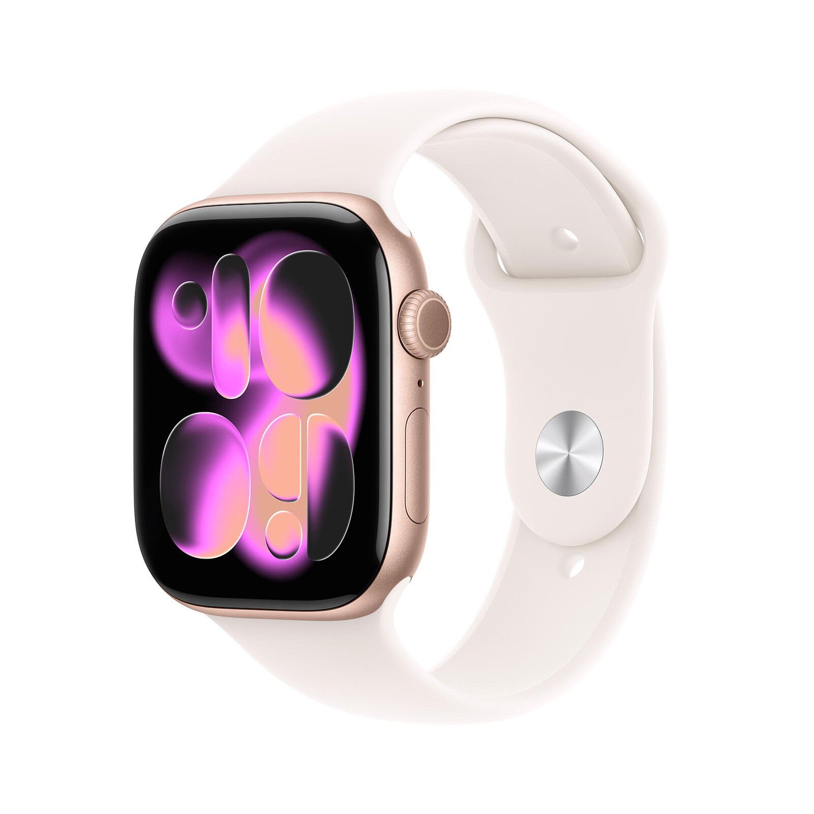 Apple Watch Series 11 GPS + Cellular 46 mm Aluminum Rose Gold Sport Band Pink M/L