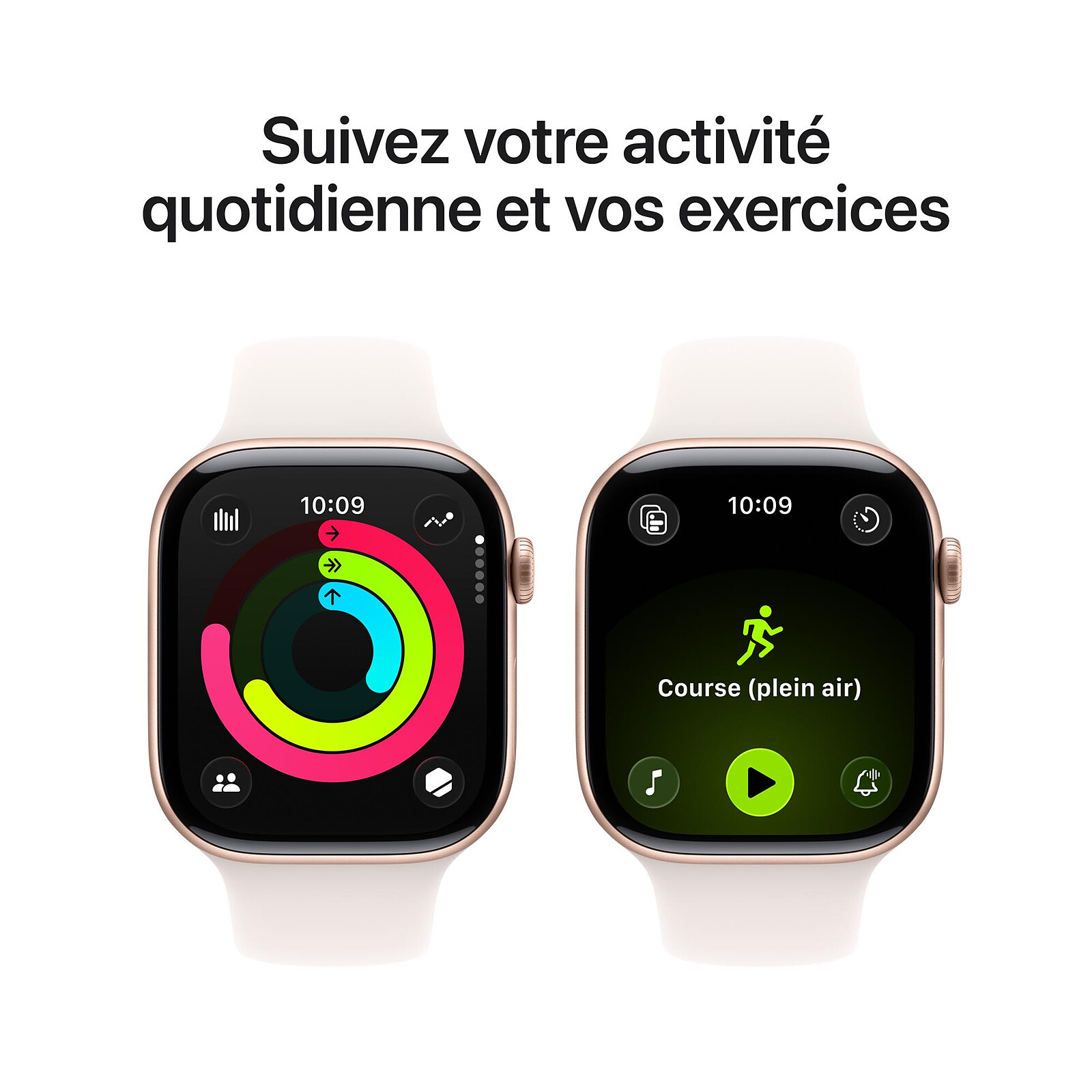 Apple Watch Series 11 GPS + Cellular 46 mm Aluminum Rose Gold Sport Band Pink M/L