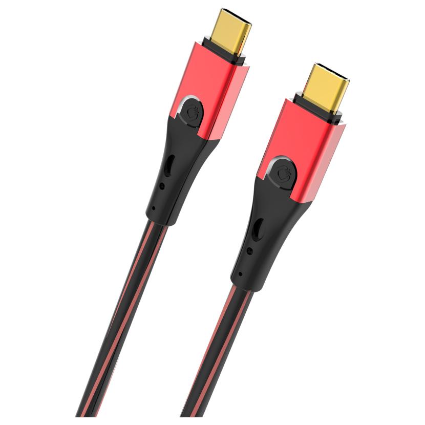 Oehlbach USB C Cable 2m Red