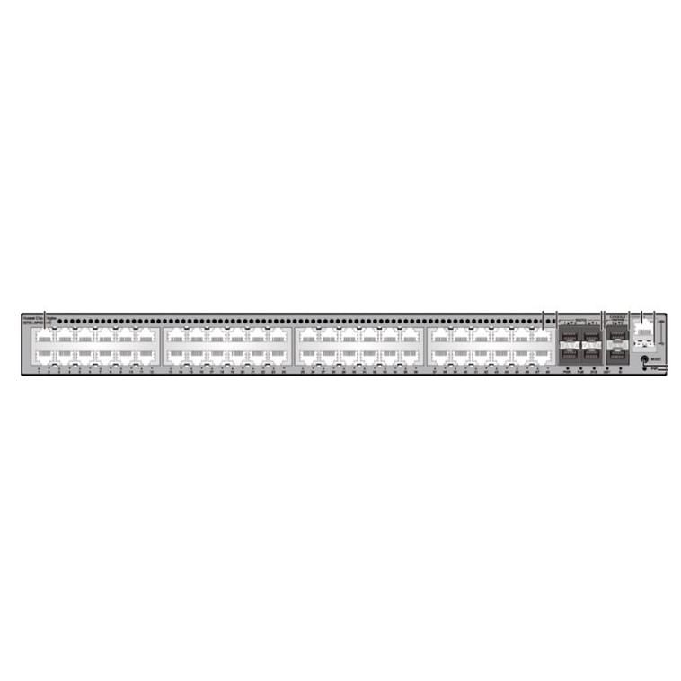 Huawei CloudEngine S5700 Series S5735-L48P4XE-A-V2 - Switch - 48 x 10/100/1000 (PoE+) + 4 x 10 Gigabit SFP+ + 2 x 12 Gigabit (stacking) - Front and Side to Back - Mountable on...