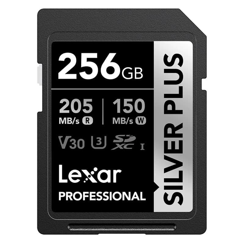 Tarjeta SD Lexar Silver Plus 256 GB UHS-1
