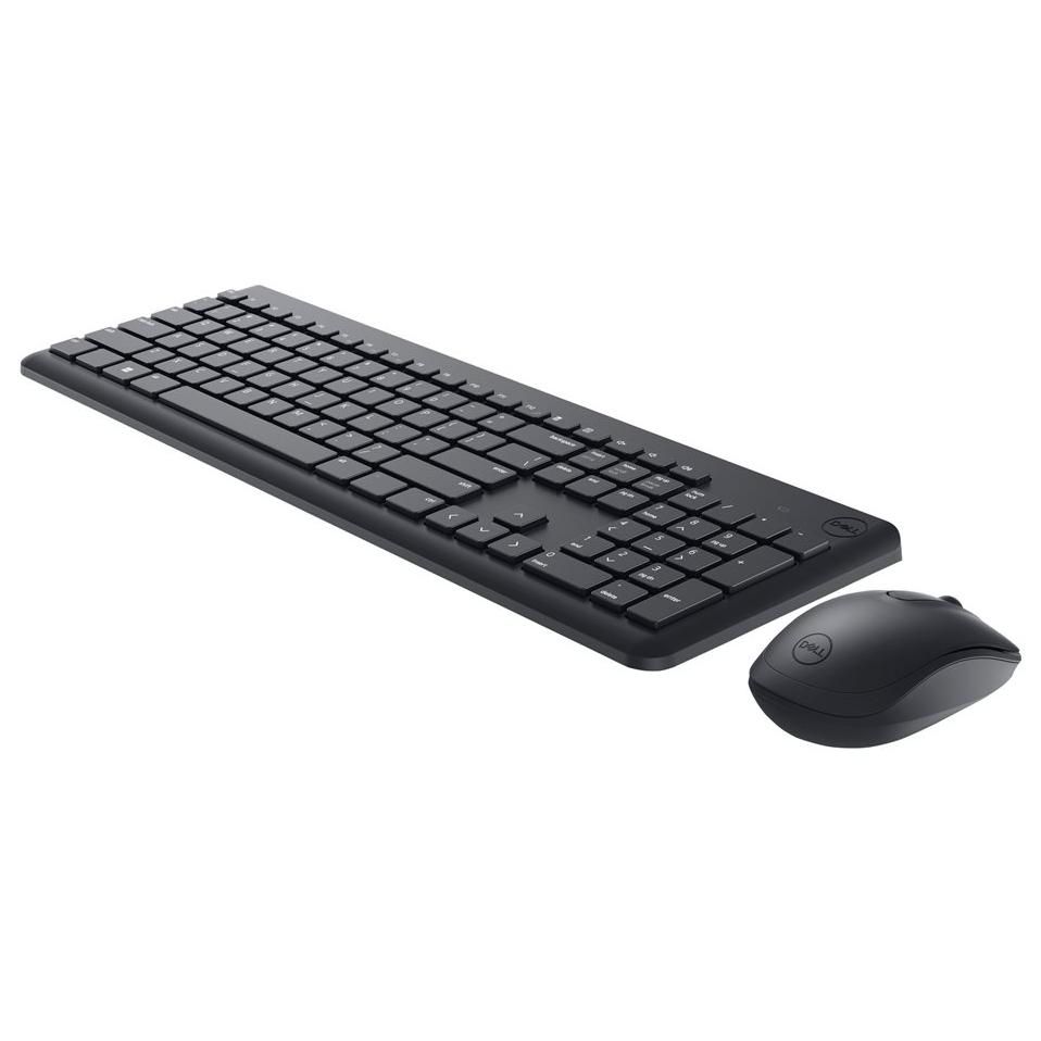 Dell KM3322W Wireless Keyboard and Mouse Set - Black, 2.4GHz, QWERTY, UK Layout