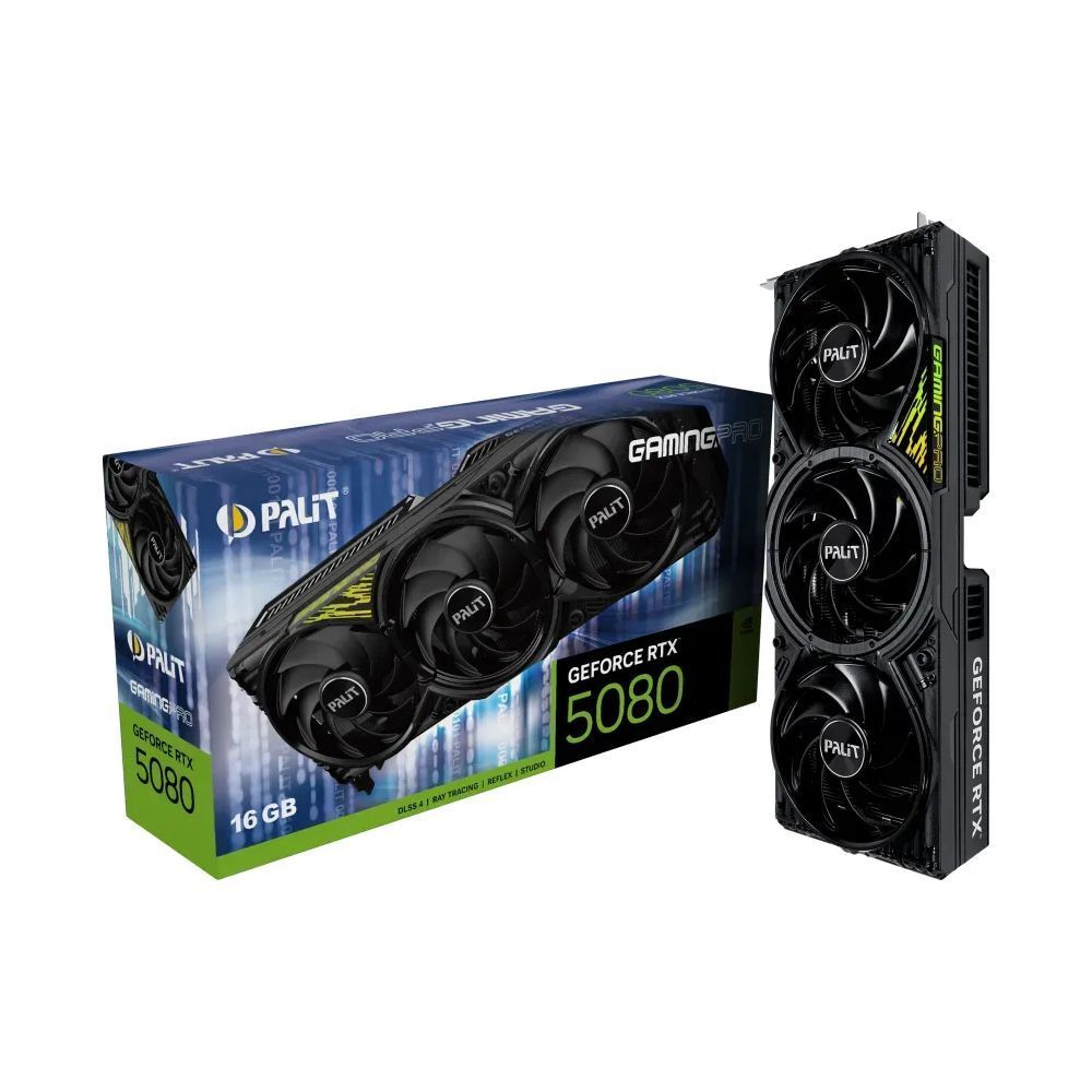 Palit GeForce RTX 5080 Gaming Pro V1 - 16GB GDDR7, PCI-Express