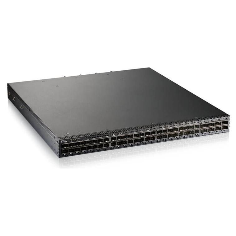 Zyxel CX4800-56F - Fiber Aggregation Switch - Managed - 48x 10/25Gb SFP28 + 8x 100Gb QSFP28 - Rack/Desktop Mountable - PoE (323W) - AC