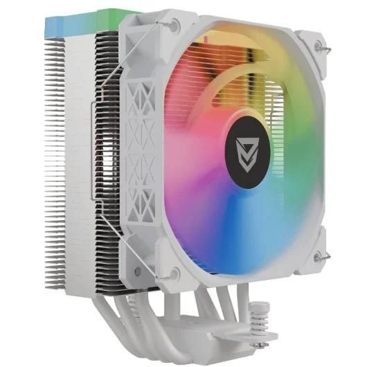 Ventilateur CPU Nfortec Centaurus X2 de haute performance, 120 mm, blanc