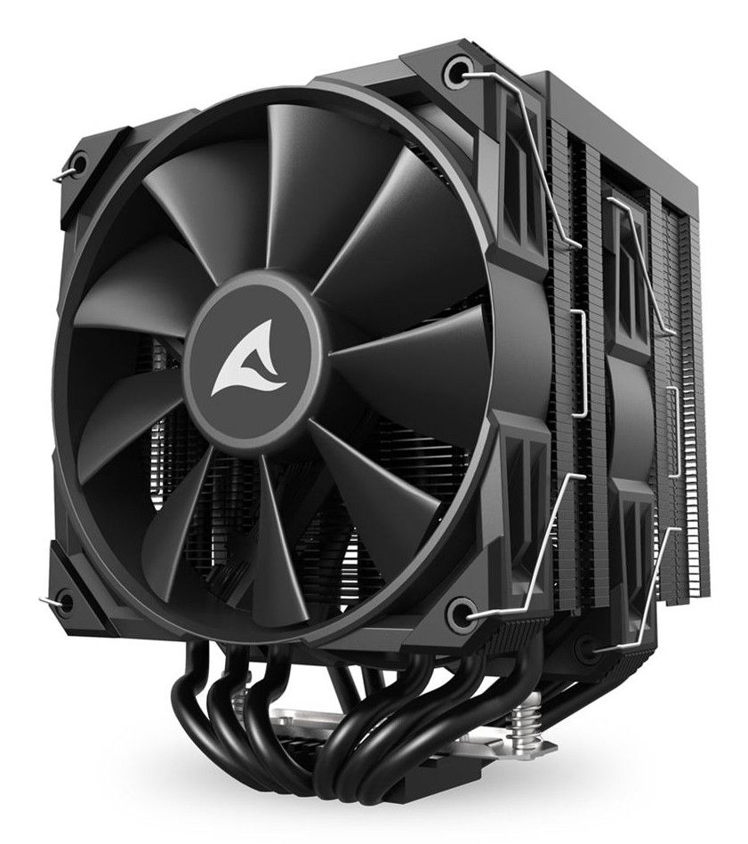 Sharkoon A60 Air Cooler - 12cm, Black