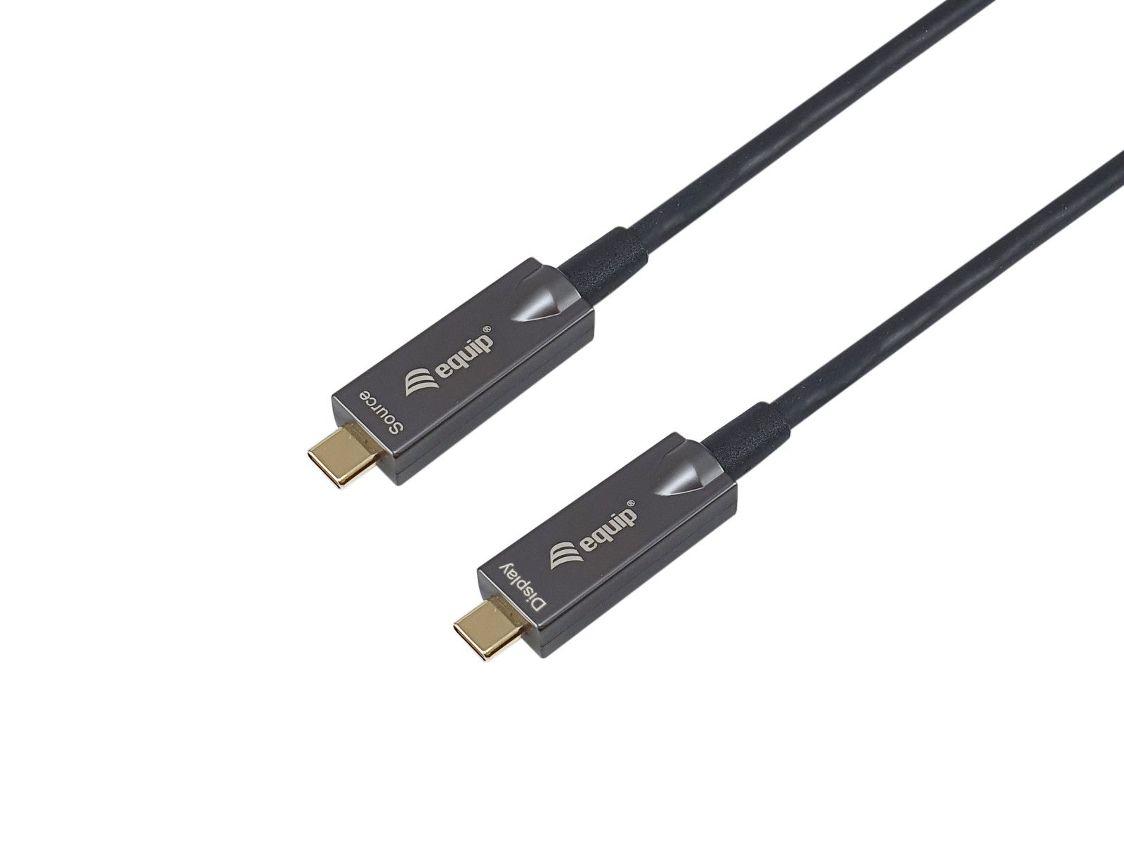 Equip Active Optical USB-C to C Cable, 5m, 60W PD, 4K/60Hz, 10Gbps, Video+Data+PD