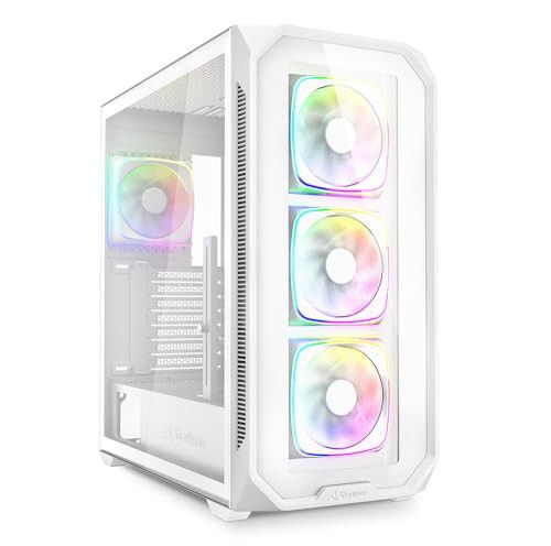 Sharkoon AK5G RGB Midi Tower Case, White
