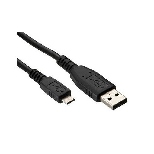 Hamlet USB Cable 1.5m Type A to Micro B, USB 2.0, Black