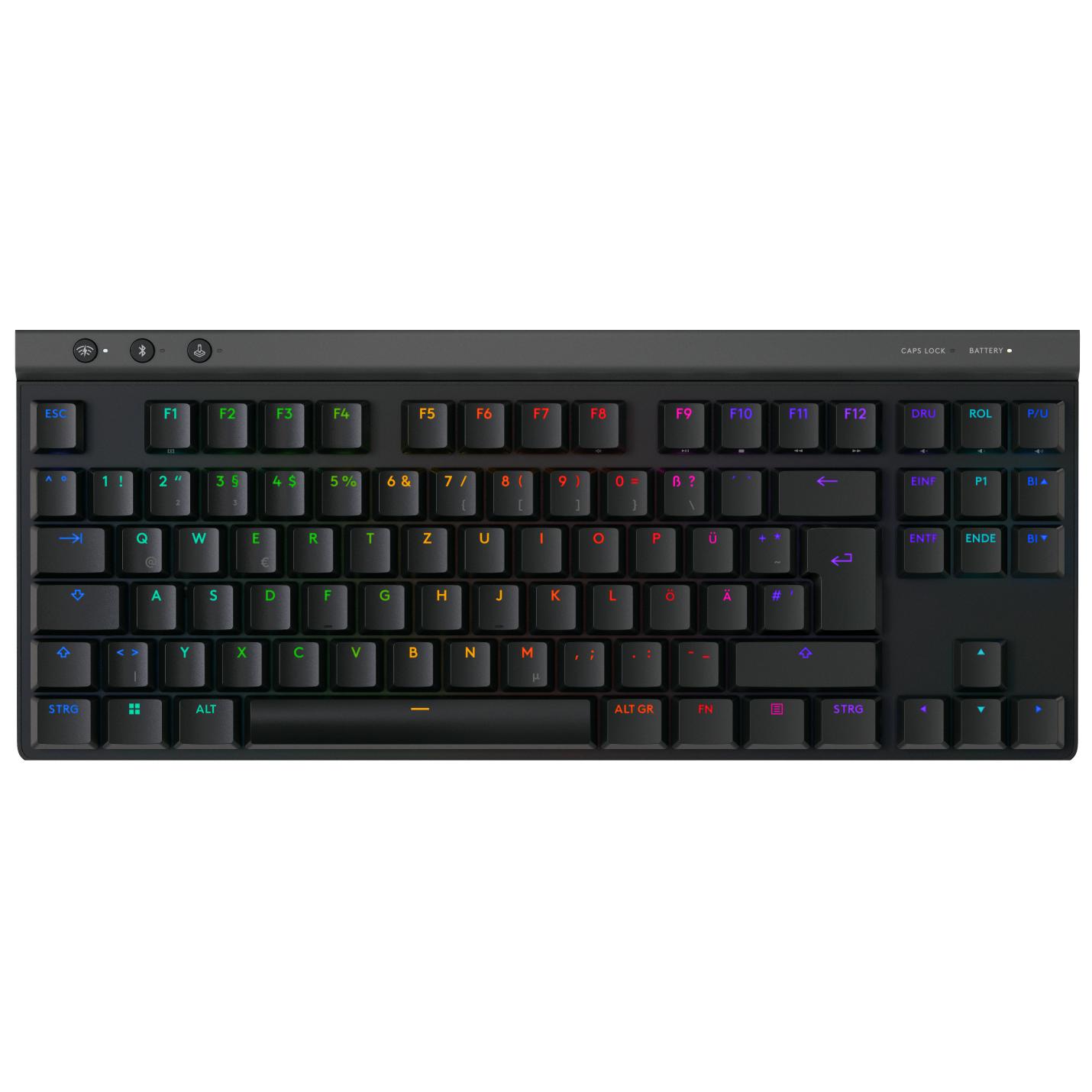 Logitech G515 - Wireless Gaming Keyboard - LIGHTSPEED TKL - Backlit - QWERTZ - German - GL Mechanical Switch - Black