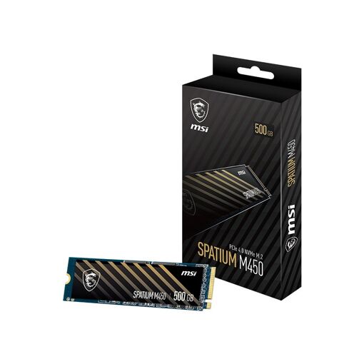 MSI Spatium M450 PCIe 4.0 NVMe M.2 SSD 500GB