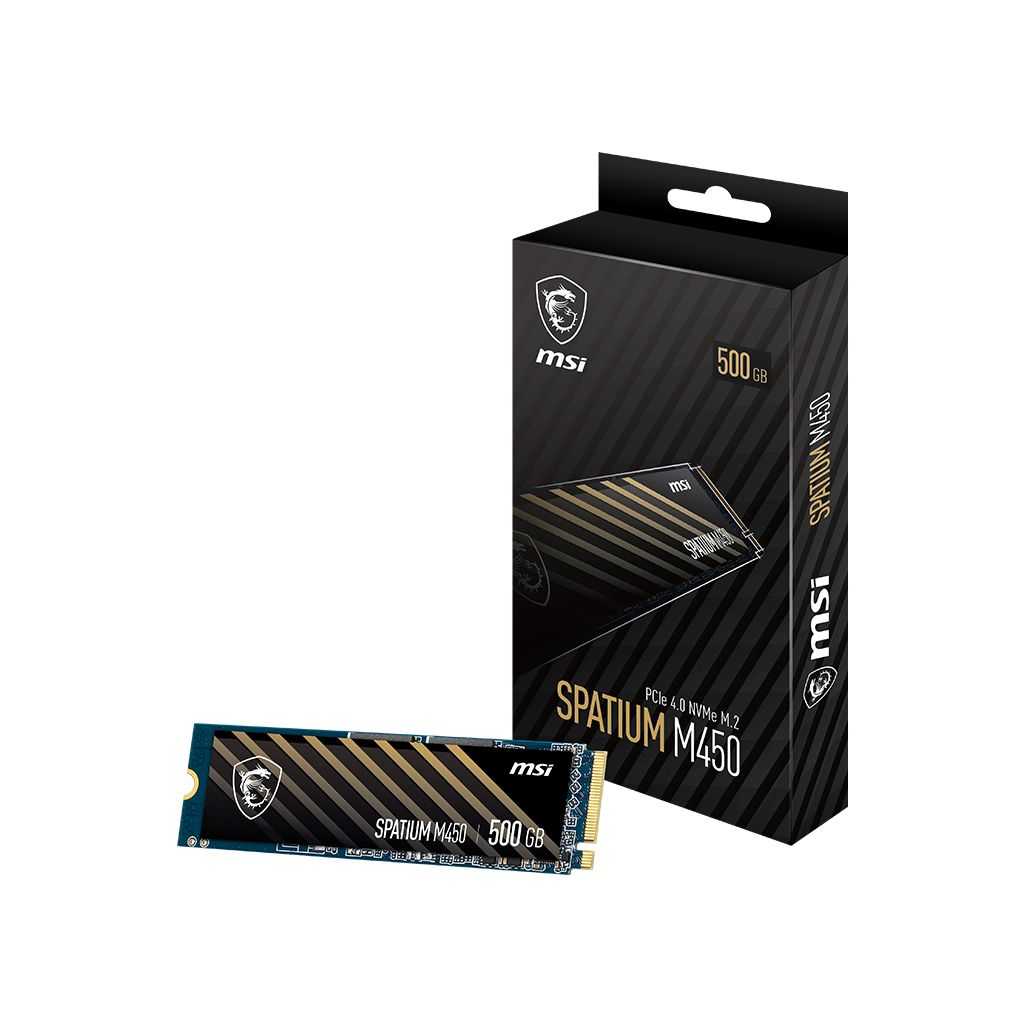 SSD MSI Spatium M450 PCIe 4.0 NVMe M.2 500 GB
