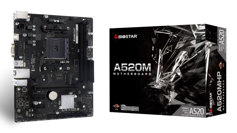 Biostar A520MHP AMD A520 mATX Motherboard