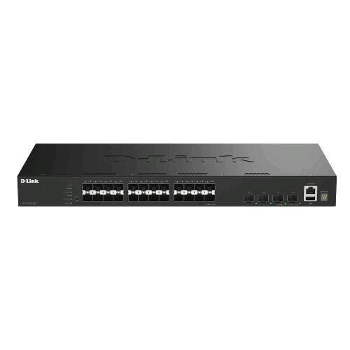 D-Link SmartPro 1530-28S - Switch - Intelligent - 24x10Gb SFP+ + 4x10Gb SFP+ - Desktop, Rack-Mountable