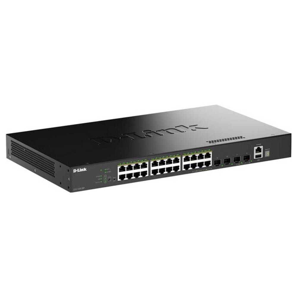 D-Link SmartPro 28-Port PoE+ Switch - Desktop/Rack Mountable