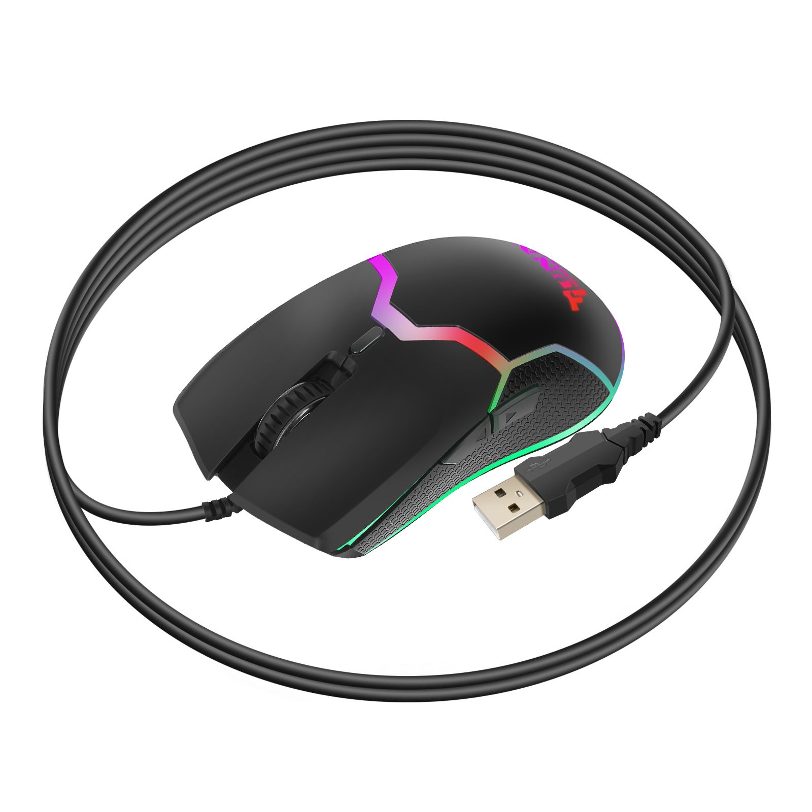 Swissten Retro-Lit RGB Gaming Mouse