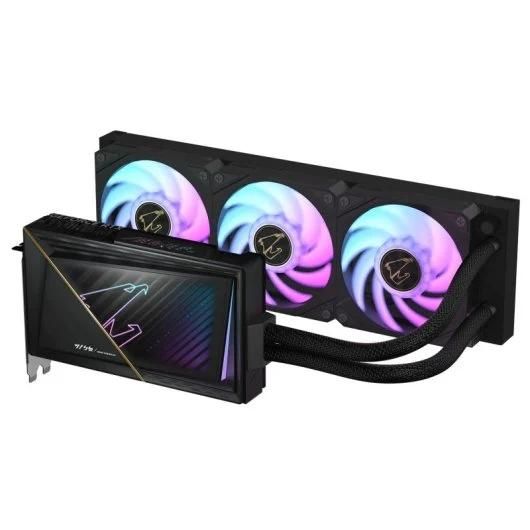Carte graphique Gigabyte AORUS GeForce RTX 5080 Xtreme Waterforce 16 Go - 16 Go GDDR7, 256 bits, PCI-E 5.0, 2805 MHz de fréquence du cœur, 3x DP 2.1a, 1x HDMI 2.1b, NVIDIA DLSS 4