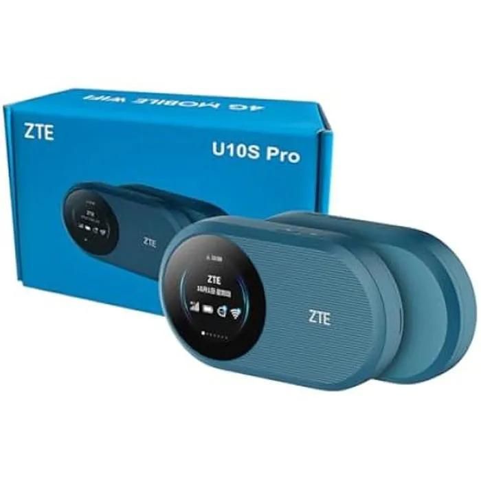ZTE U10S Pro - Router móvil 4G+LTE Wi-Fi 6 - Batería de 3000 mAh, conecta 32 dispositivos