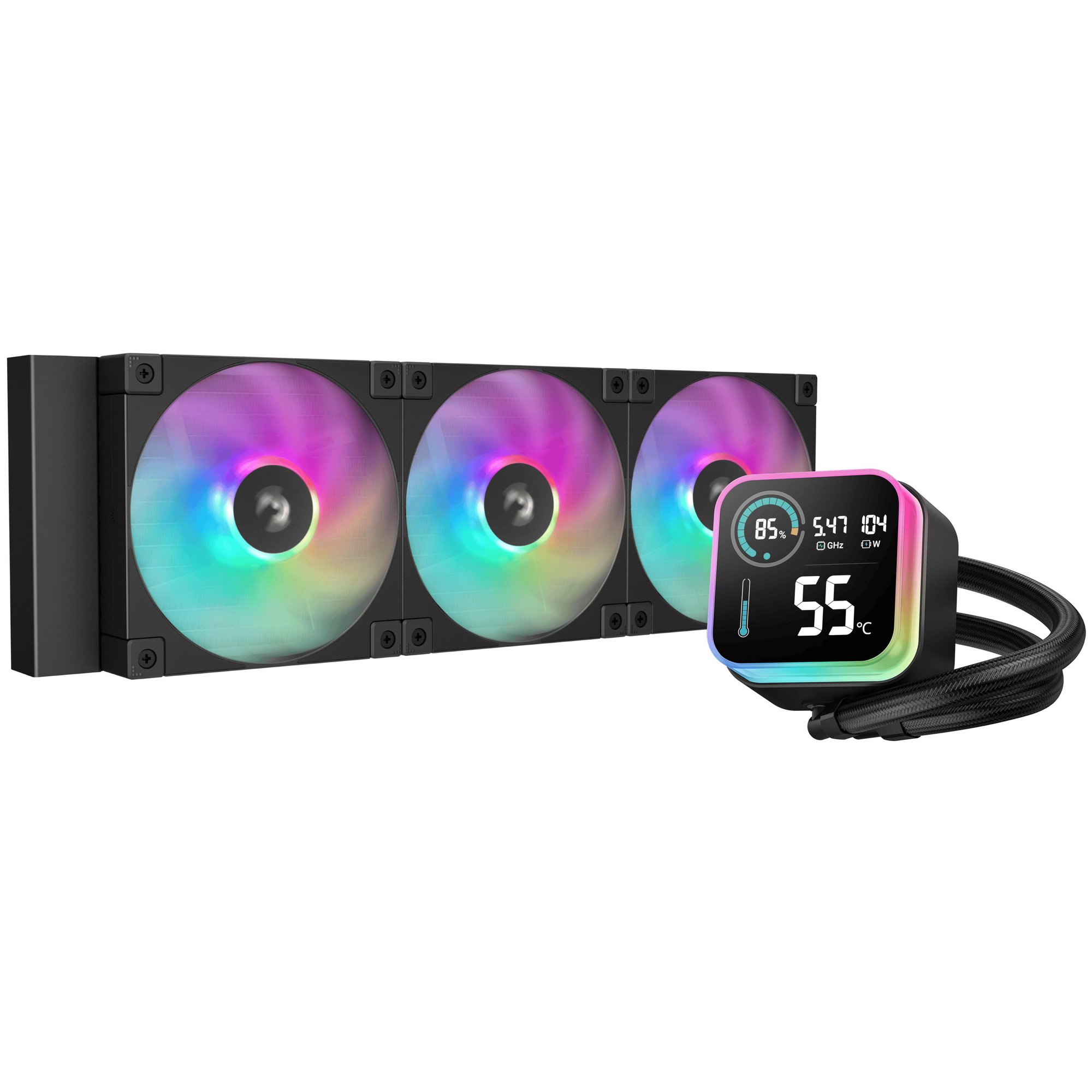 DeepCool LQ360 Liquid CPU Cooler Kit, 12cm Black