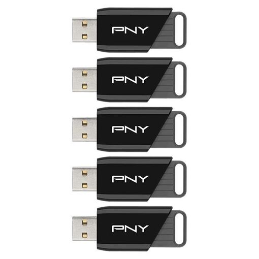 PNY Attaché X 64GB USB 3.2 Gen 1 Flash Drive (Pack of 5)