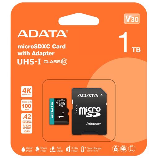 ADATA 1TB MicroSDXC UHS-I Class 10 Memory Card