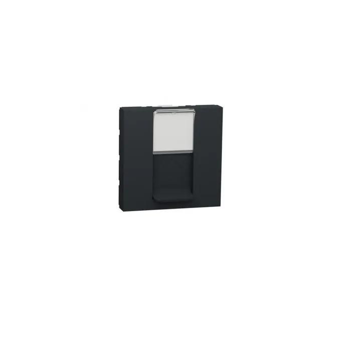 Schneider Electric Unica Cat 6 FTP RJ45 Plug - Anthracite - 2 Modules