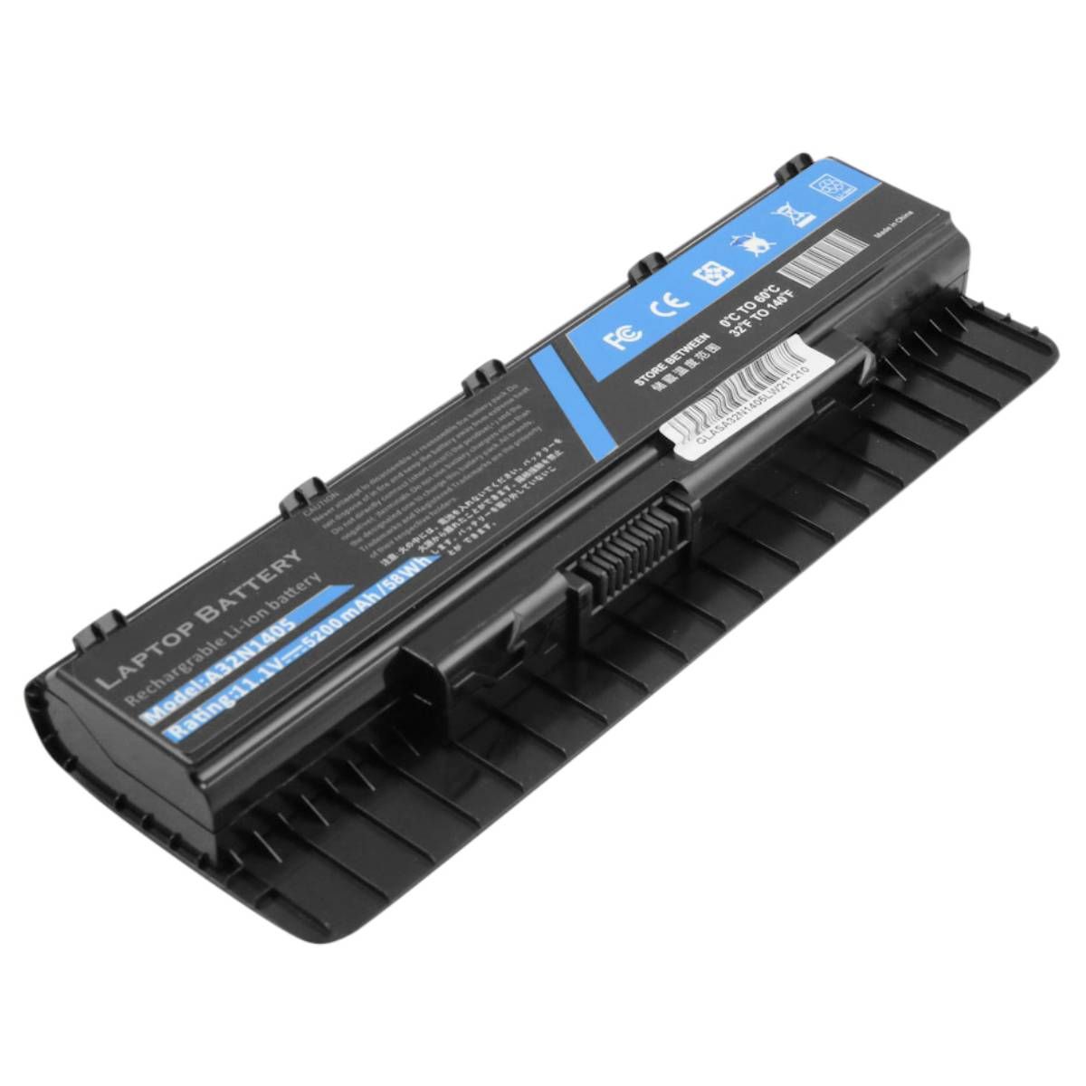 Batería de portátil Asus - 11,1 V 5200 mAh Li-ión Negro
