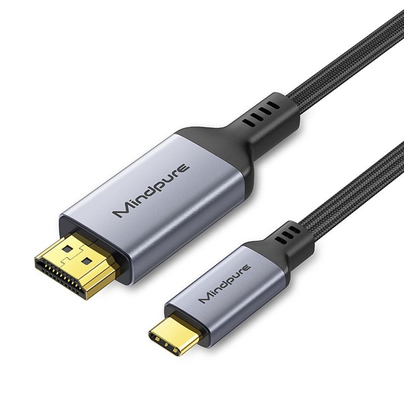USB Type-C to HDMI 4K/60Hz Cable - High Resolution Screen Transfer for Phones, Tablets and Laptops