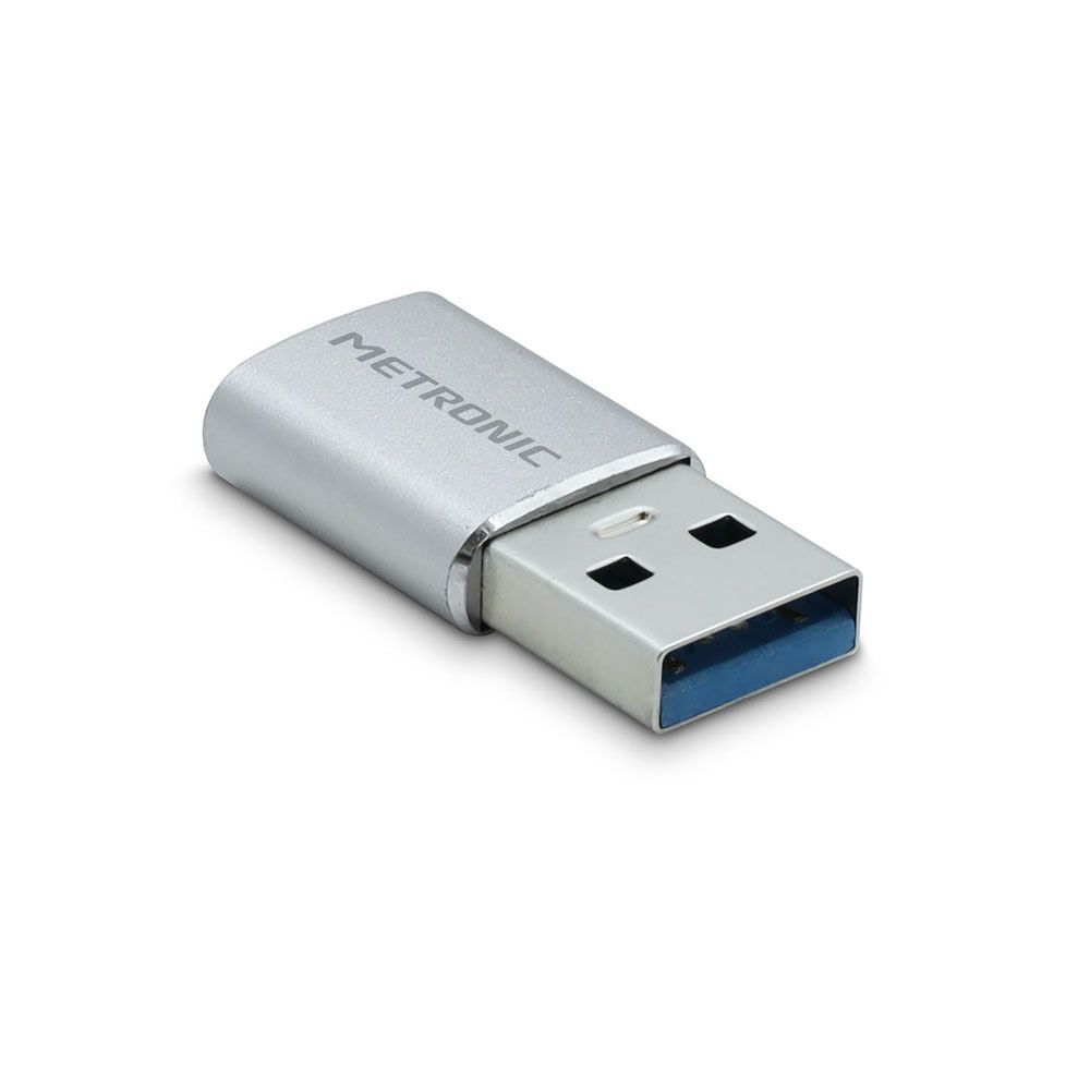 Metronic USB-C Female to USB-A Male Adapter (Pack of 2)