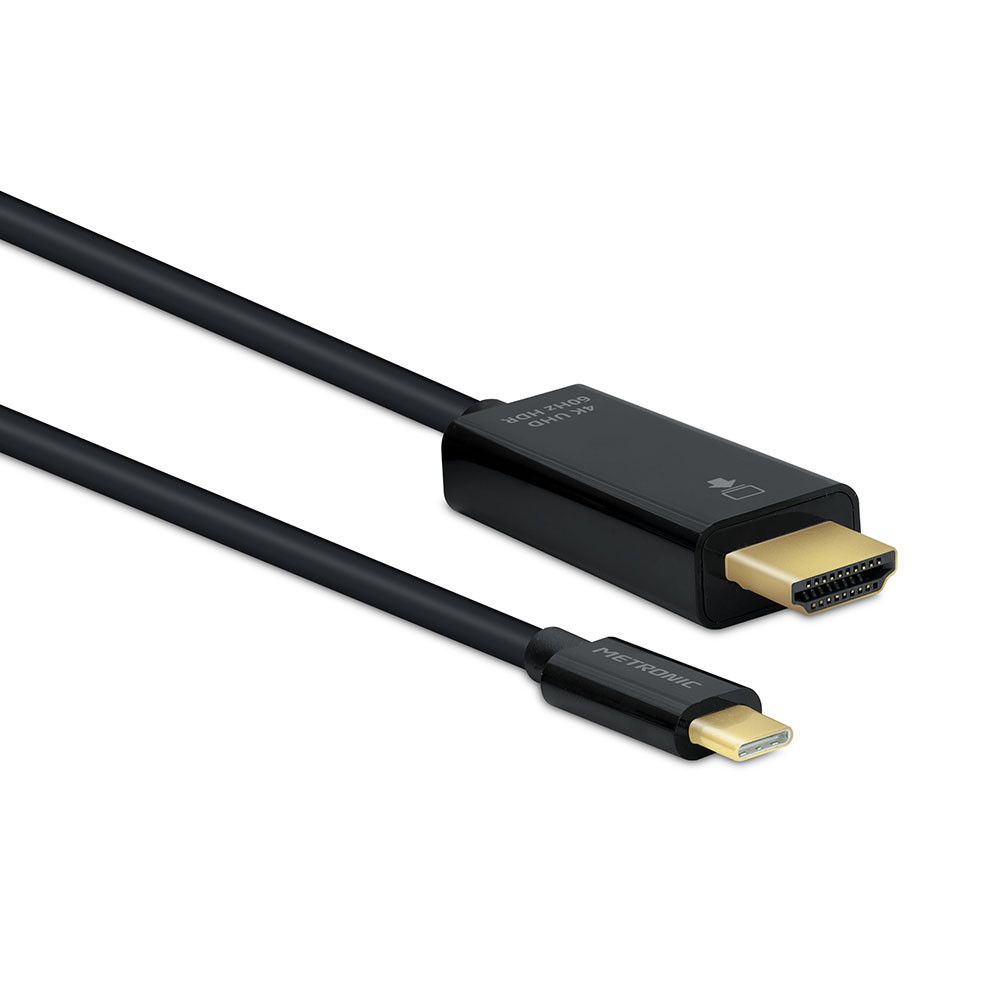 Cable Metronic USB-C a HDMI 4K, 3 m