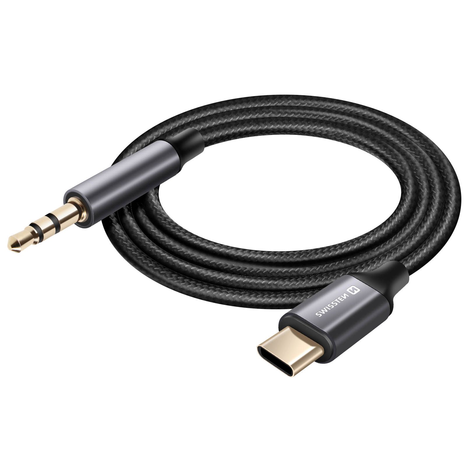 Swissten Audio Auxiliary Cable USB-C to 3.5mm Jack