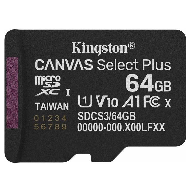 Kingston Canvas Select Plus 64GB microSDXC UHS-I Card