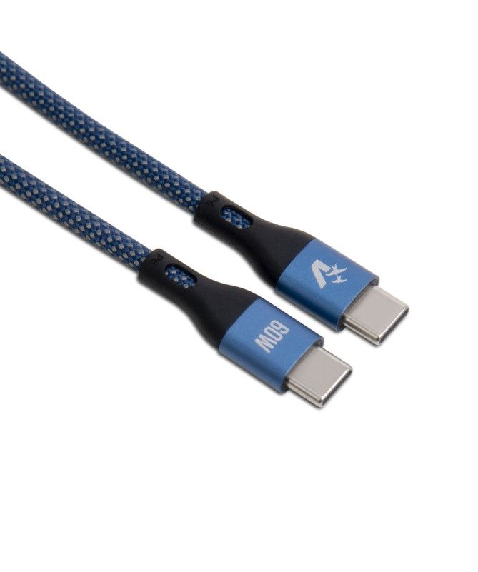 Cable Vultech USB-C, 1,2 m, Azul
