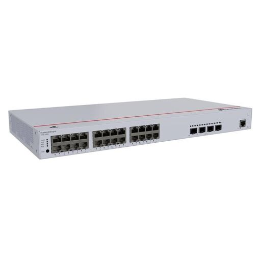Huawei eKit S310 Serie S310-24P4X - Commutador administrado - L2+ - 24 x Ethernet 10/100/1000 (PoE+) + 4 x 1G/10G SFP+ - Flujo de aire lateral - Montable en rack - PoE+ (400 W)