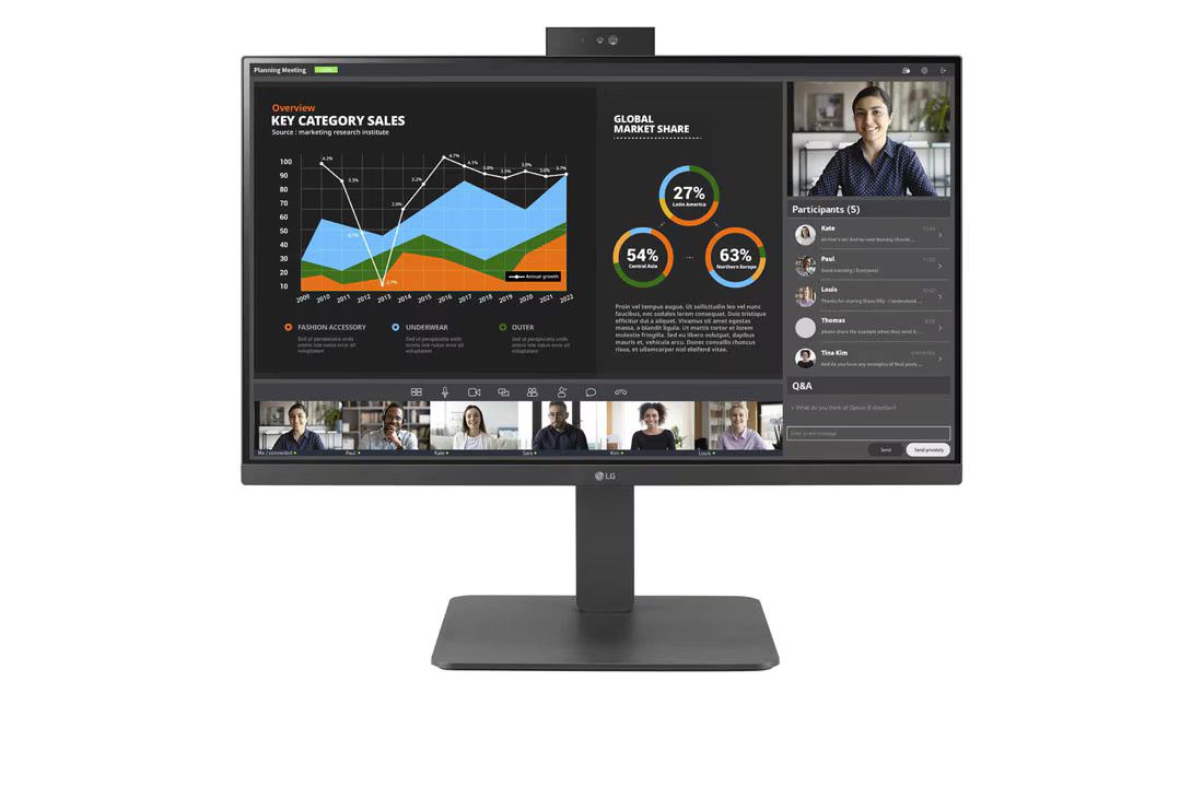 LG 24BR750E-A 23.8-inch Full HD Desktop Monitor