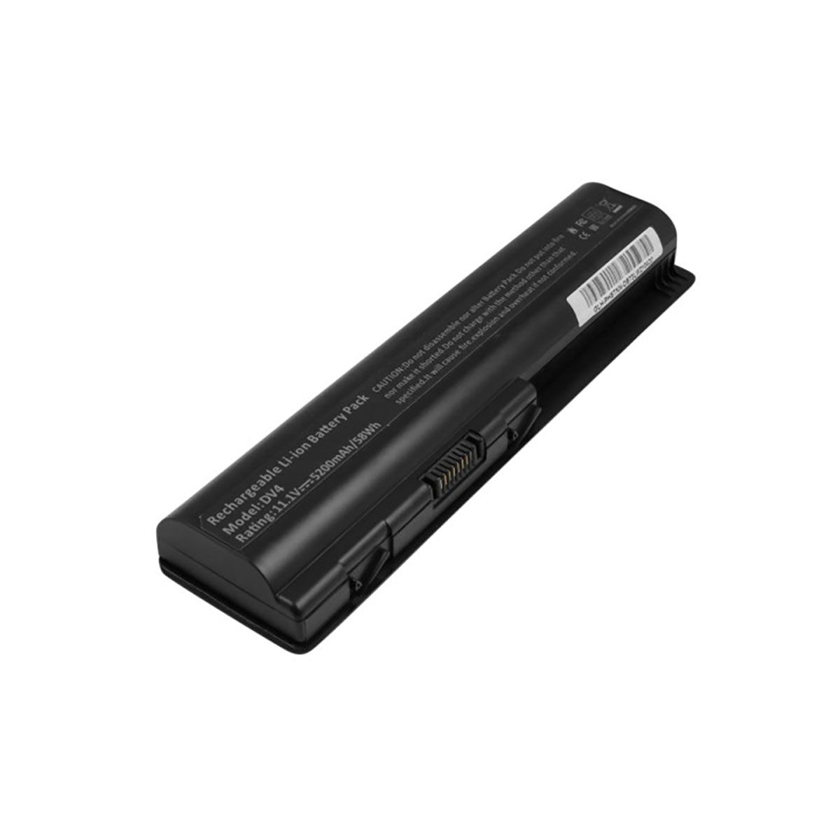 Batería Avizar de 5200 mAh Li-ión para portátiles HP DV4 - Negra