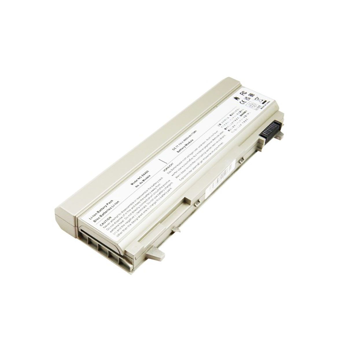 Li-ion 6600mAh Battery for Dell Latitude E6400, 11.1V White