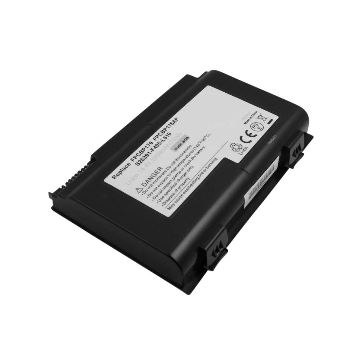 Batería Li-ion Fujitsu LifeBook NH570 14,4V 5200mAh Negra