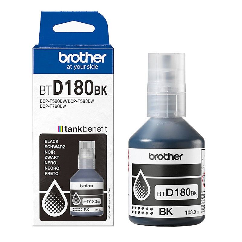 Brother BTD180CLVAL Kit of 3 Original CMY Ink Cartridges for DCP-T Printers