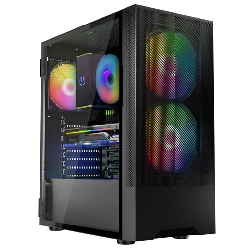 PC de juegos VIST PRO - Ryzen 5 5500, 32GB de RAM, RTX 5050, SSD de 1TB, WiFi, Windows 11 Pro