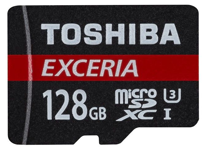 Toshiba EXCERIA M302-EA 128GB MicroSDXC Card (with SD Adapter) - UHS Class 3/Class 10