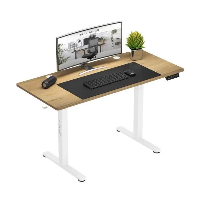 MARK ADLER Standing Desk 7.0 CRAFT, 120 x 60, Electric Frame, Height Adjustable, Ergonomic, LCD Screen, PC Gaming