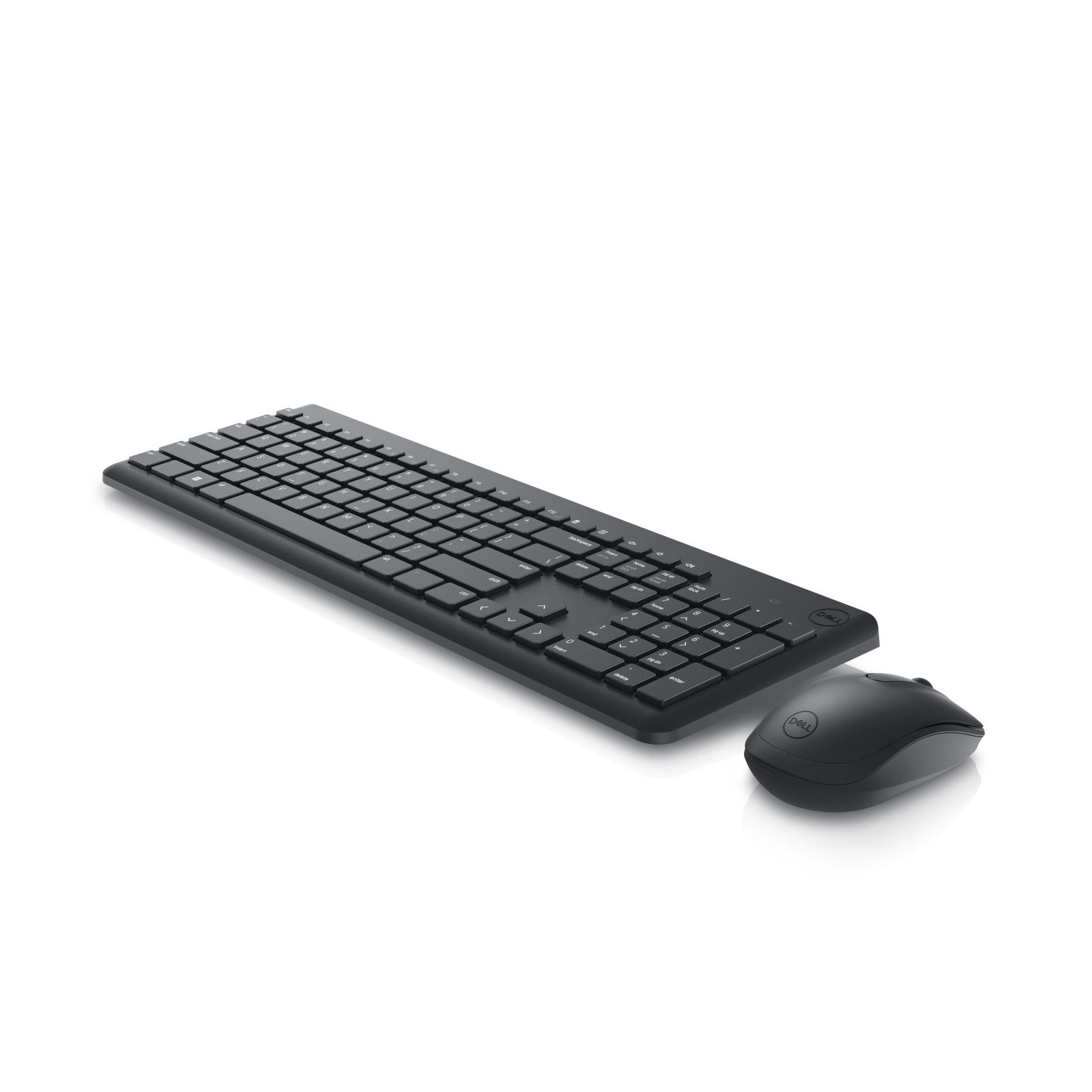 Dell KM3322W Wireless Keyboard and Mouse Set, QWERTY Layout, Black
