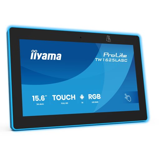 Iiyama ProLite TW1625LASC-B3PNR - Pantalla de 15,6'' RK3576 2,2 GHz 4GB RAM 32GB ARM Cortex-A72 + A53 - Negro
