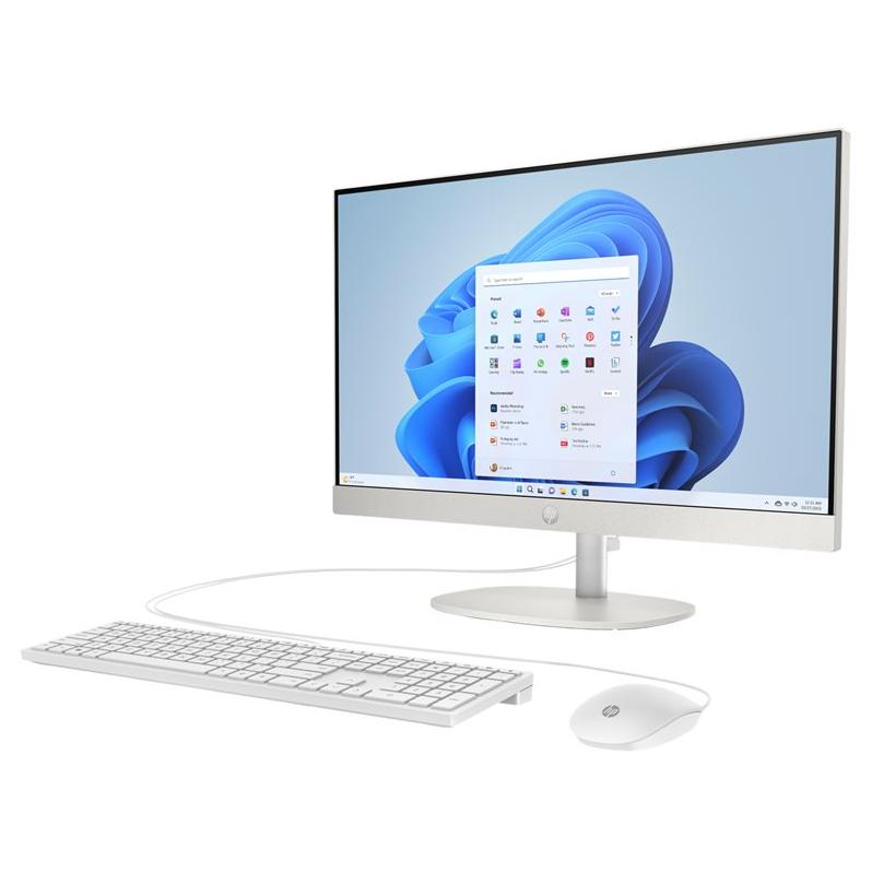 HP 24-cr0081nf - 23.8" Ryzen 7 7730U 16GB RAM 512GB SSD Graphics - White AZERTY