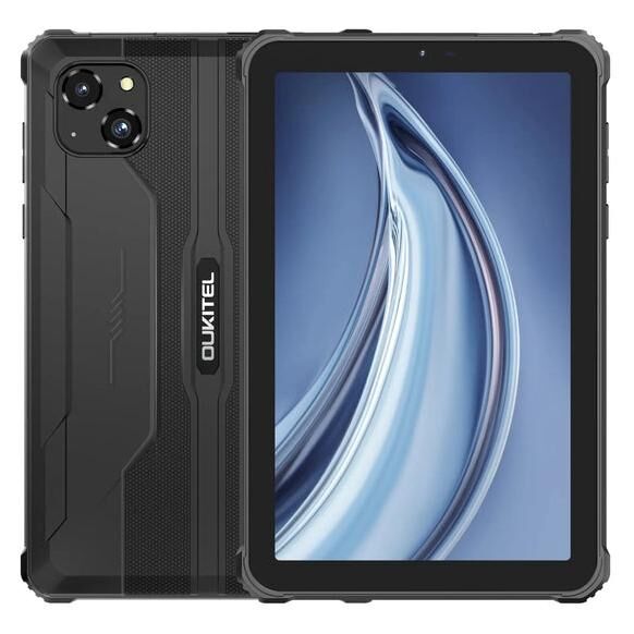 Oukitel RT3 Pro 4G LTE Smartphone - 128GB, 8" HD+, 4GB RAM, Android 14, Black