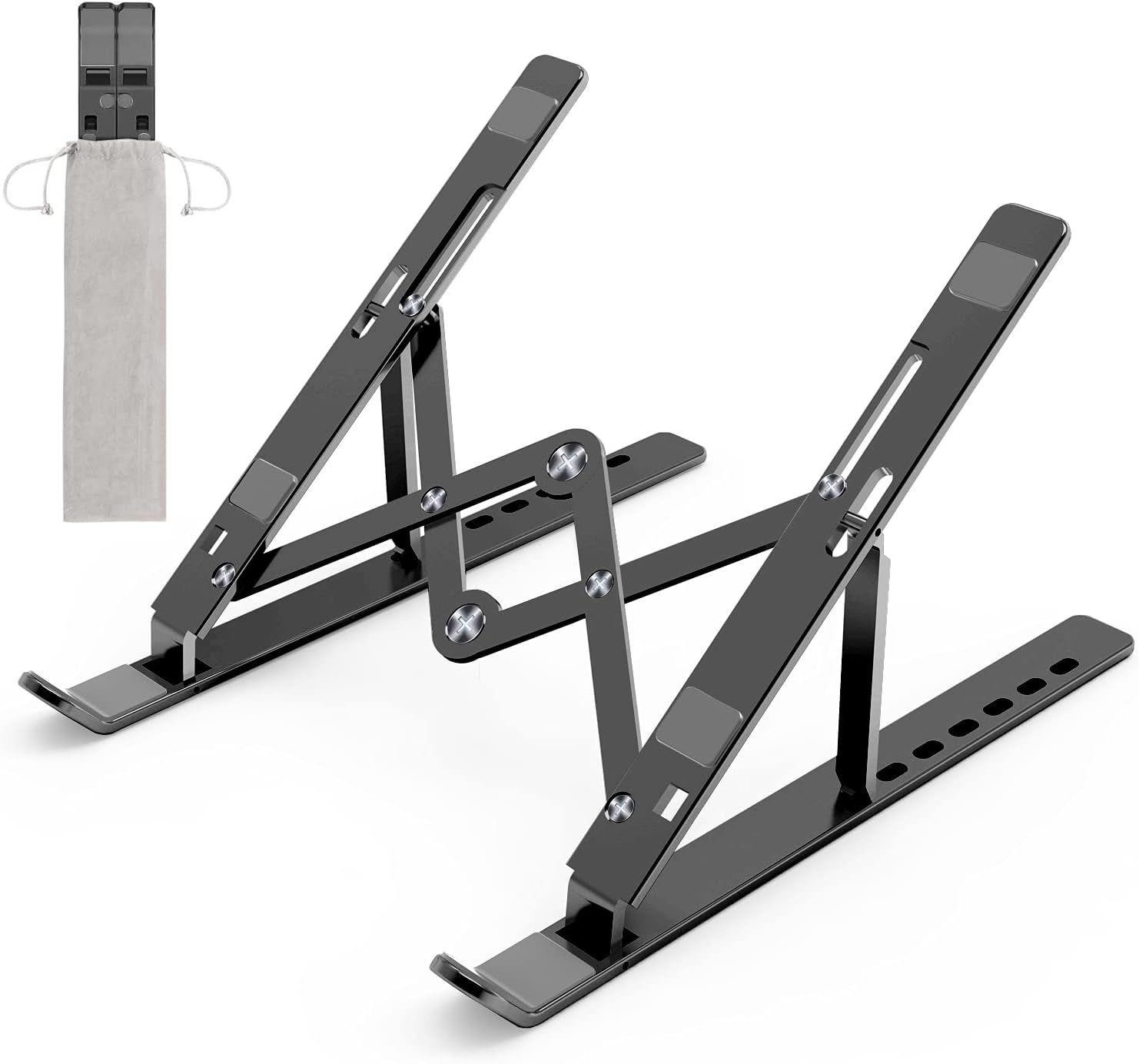 CFRY Laptop Stand - Adjustable Height, Ventilated Cooling for MacBook & More - 10-15.6" Laptops