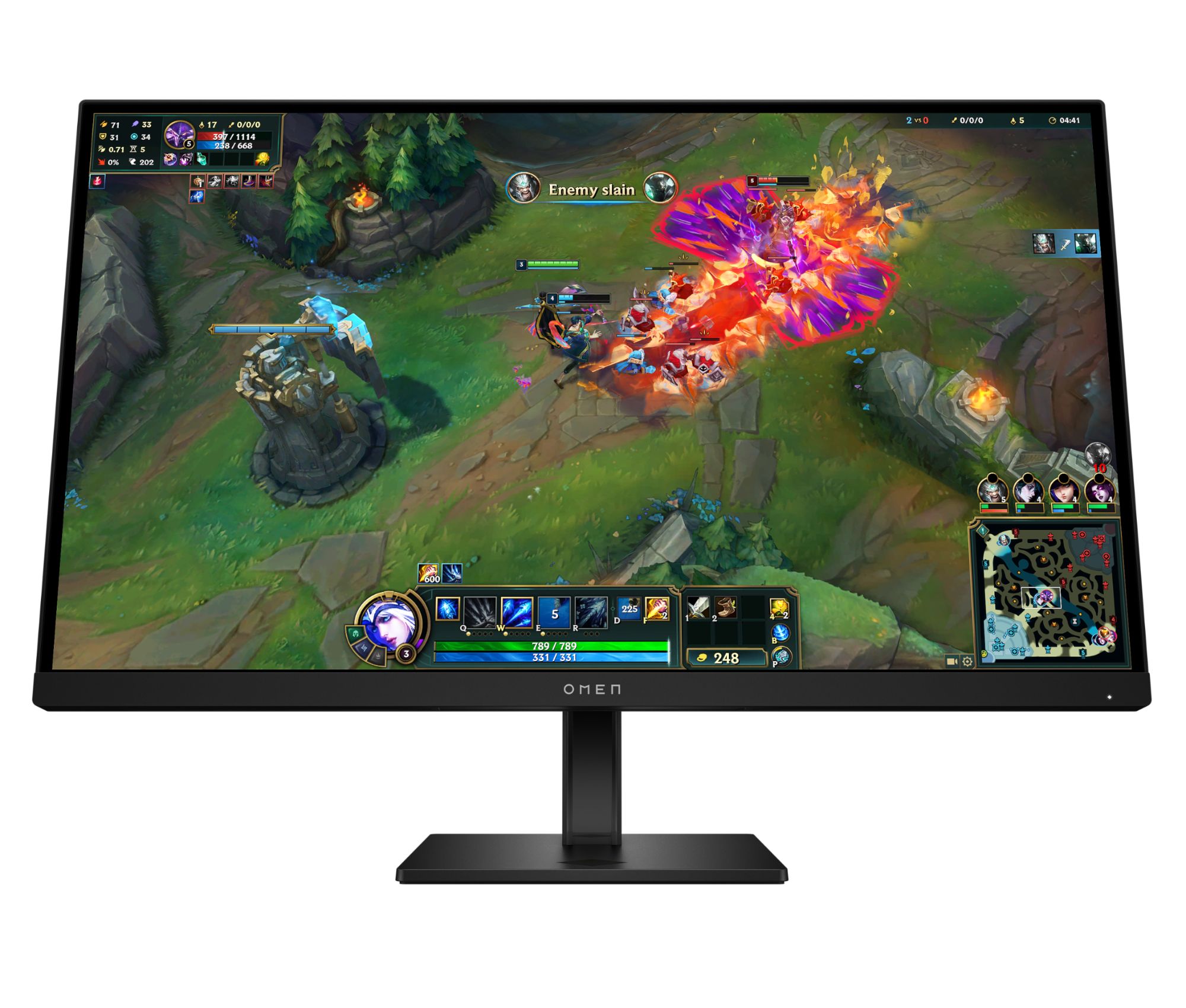 Écran d'ordinateur HP OMEN de 27 pouces, Quad HD 180 Hz