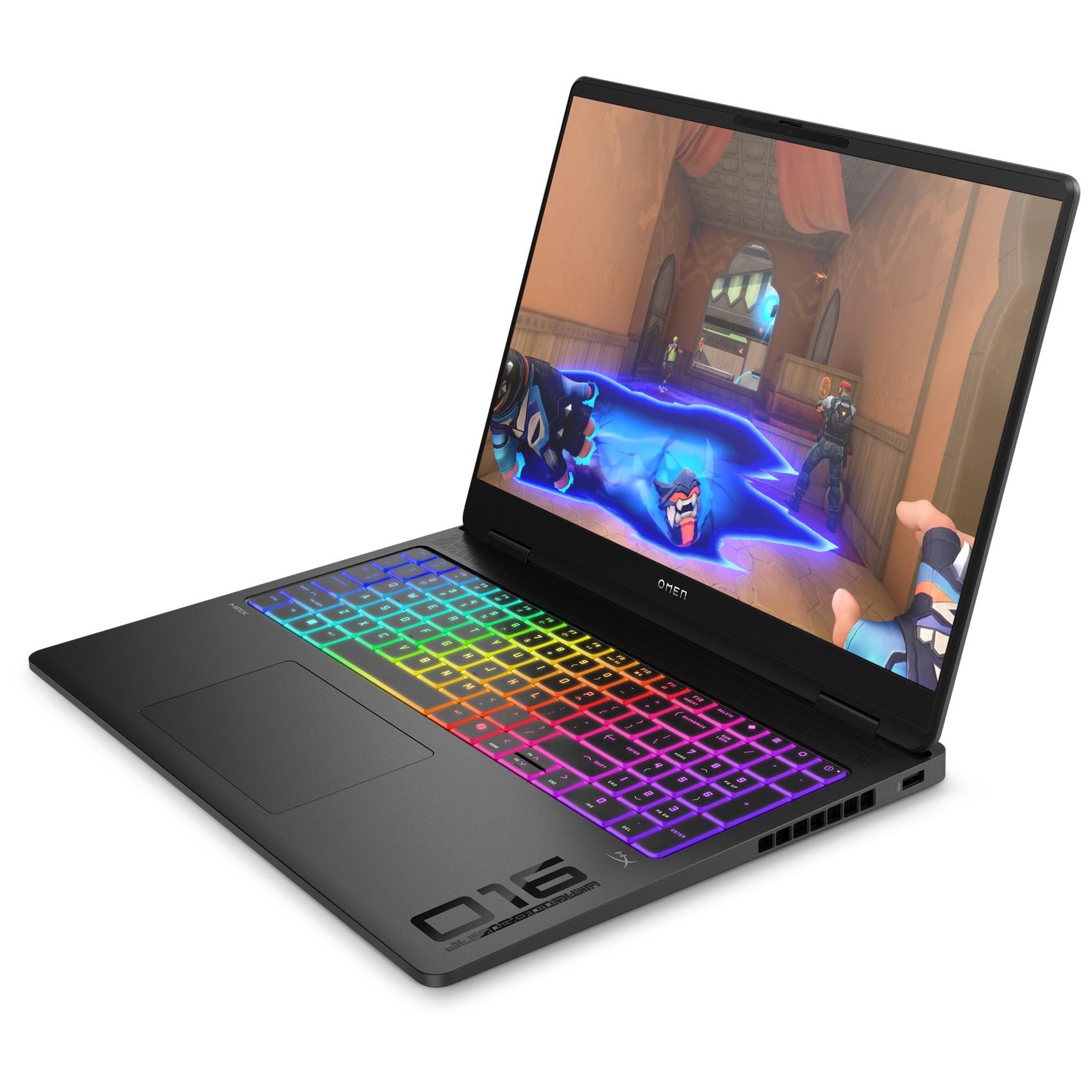 Portátil HP OMEN MAX 16-ah0024nf - 16", Procesador Intel Core i9 275HX, 32GB de RAM, 1TB SSD, NVIDIA GeForce RTX 5070 / Gráficos Intel - Negro AZERTY