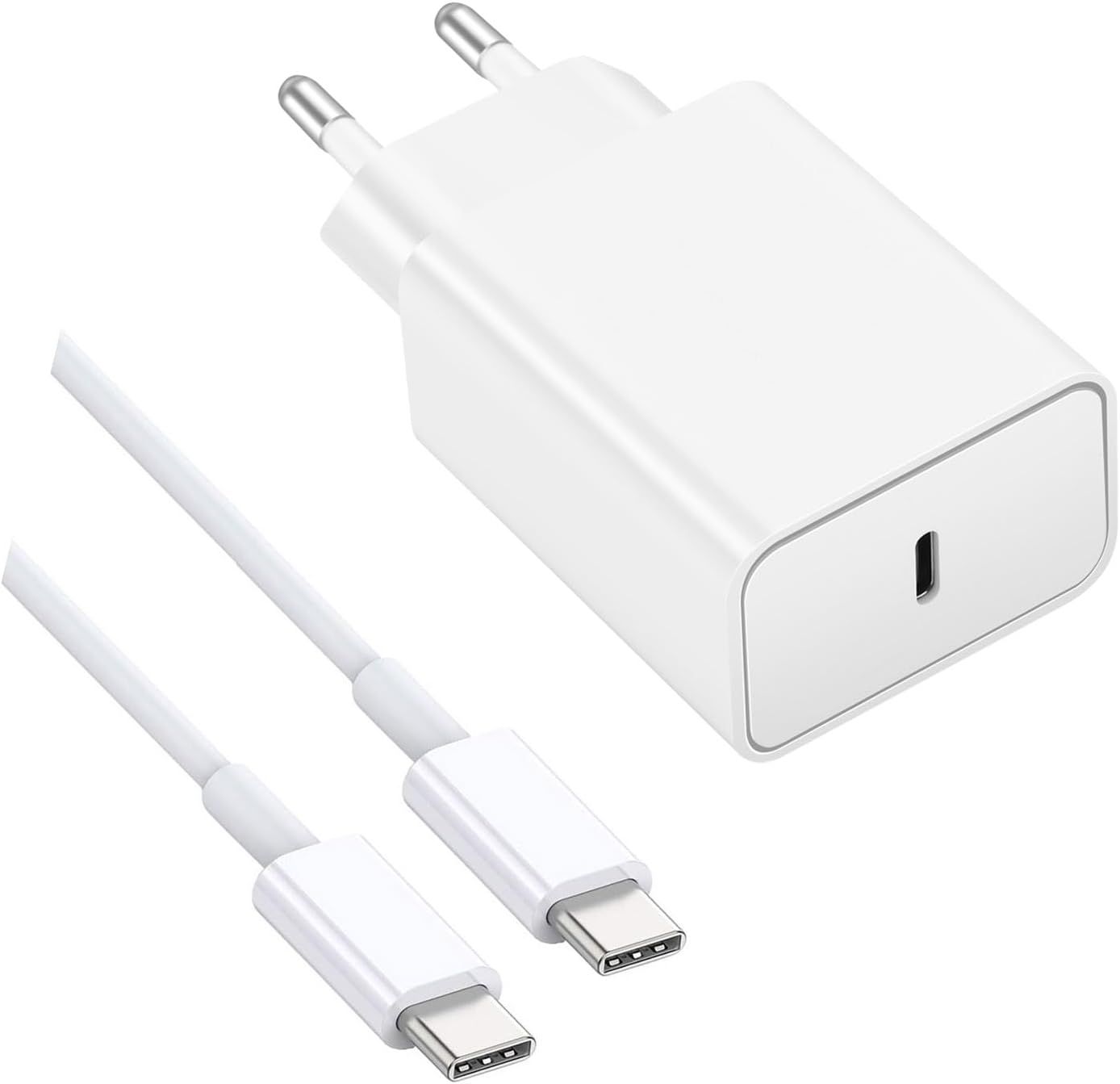 30W Quick Charger for Samsung, Google, Xiaomi, iPhone; 1.5m Cable